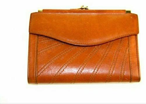 Plain Leather Ladies Coin Purse, Color : yellow-brown