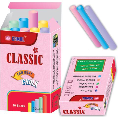 Classic Multicolor Low Dust Chalk