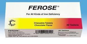Ferose Chewable Tablets
