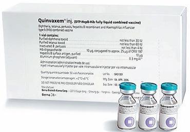 Quinvaxem Vaccine, for Clinical, Hospital, Form : Liquid
