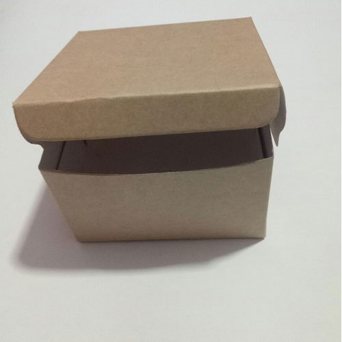 Paper Hard Board food packaging box, Color : Brown
