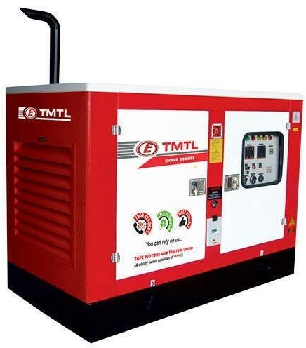 Automatic Eicher Diesel Generator, Color : Red