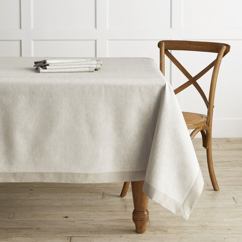 Plain Cotton table cover, Shape : Round, Rectangular, Square