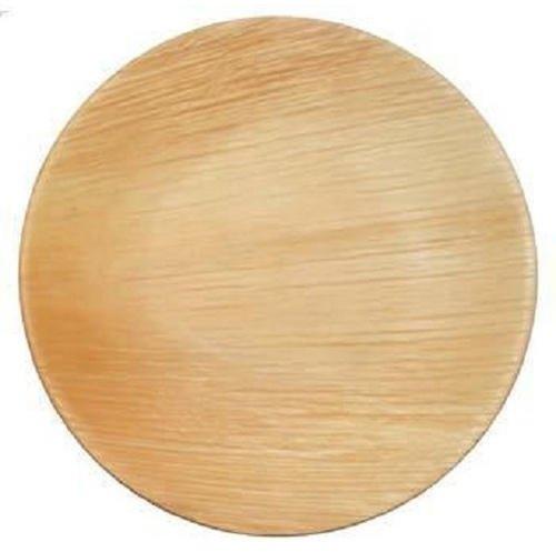 Round Plain Areca Leaf Plate, for Serving Food, Size : 6inch, 8inch.10inch