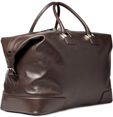 leather travel bag