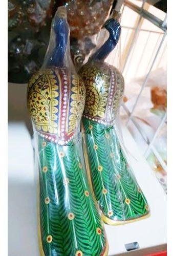 Ceramic Handicraft Peacock, for Decoration, Size : 3-4 Inch (Length)