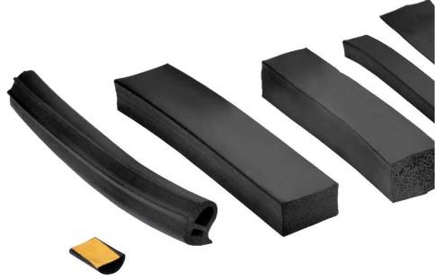 Sponge Rubber Profiles, for Commercial Use, Length : 1-1000mm