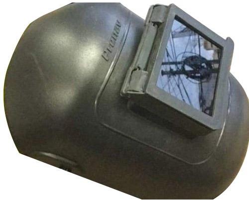 Prenav PVC Welding Safety Helmet, Color : Black