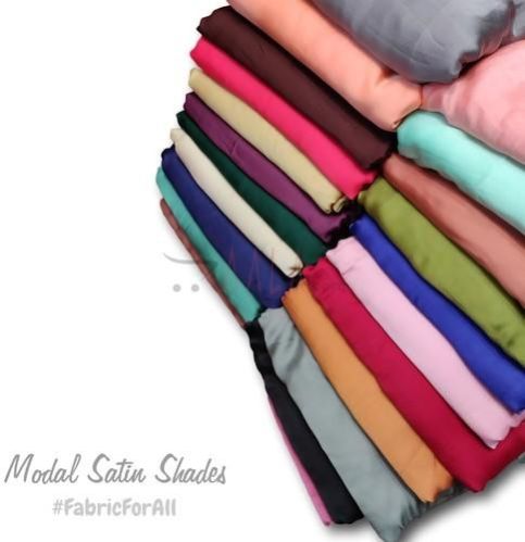 Plain Satin Viscose Fabrics, Width : 35-36', 44-45', 58-60', 72', 108'