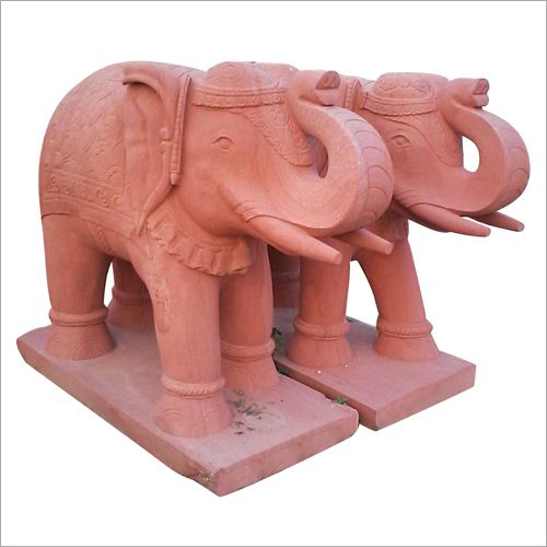 Sandstone Elephant Statue