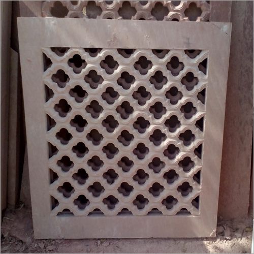 Rectangular Polished Sandstone Jali, for Construction, Size : Standard
