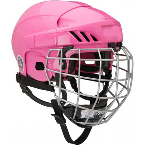 Pink Hockey Helmet