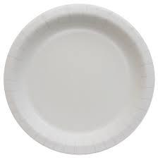 Round Disposable Plain Paper Plates, for Event, Party, Size : Standard