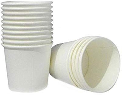 Round Plain Disposable Paper Cups, for Coffee, Cold Drinks, Tea, Size : Standard