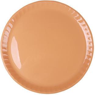 MEHUL Plain Plastic serving plate, Shape : Round