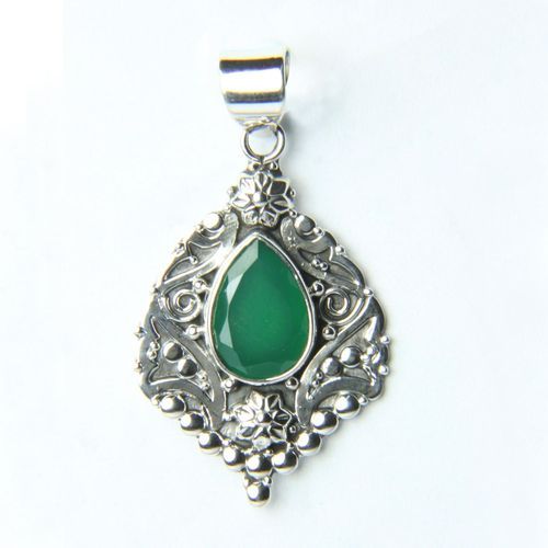 Gemstone Pendant Jewelry, Size : length = 45 mm width = 25 mm