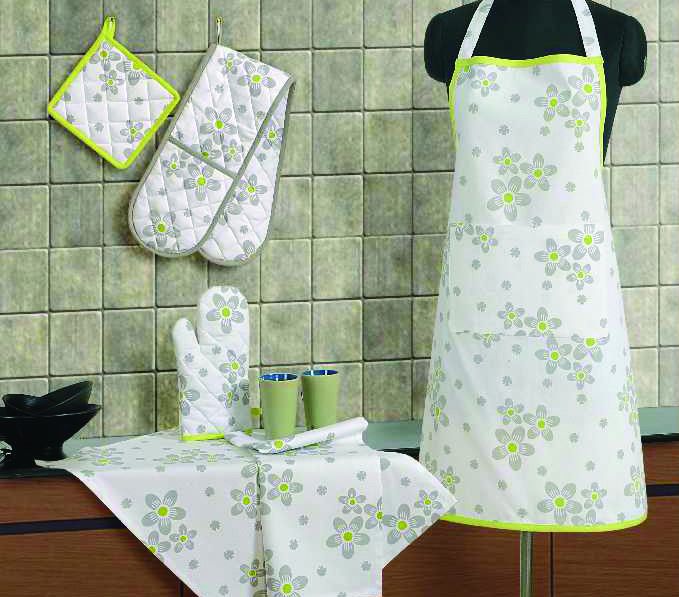 Cotton Kitchen Linen Set, for Home, Hotel, Technics : Machine Made