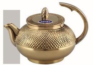 Dana Half Handle Brass Teapot