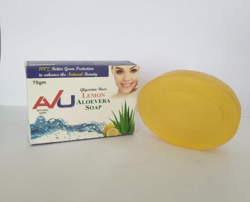 Ovel Lemon Aloe Vera Bathing Soap, Form : Solid