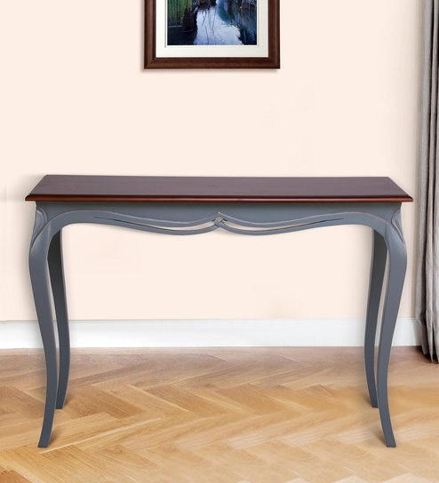 Plain Multiweight Console Tables, Fabric material : Leather