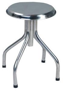 Round Stainless Steel Stool, for Canteen, Feature : Corrosion Proof, Light Weight
