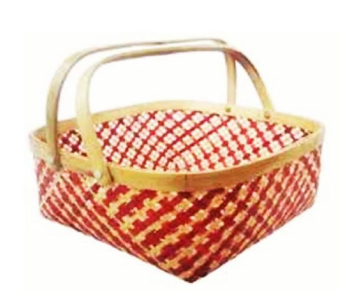 Bamboo Basket Without Handle, for Fruit Market, Home, Kitchen, Malls, Shopping, Stores, Vegetable Market