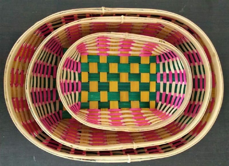 Bamboo Oval Tray, for Serving, Packaging Type : Plastic Box, Poly Bag, Thermacol Box