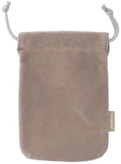 Drawstring Velvet Bag (Km-Veb0001), Color : Grey