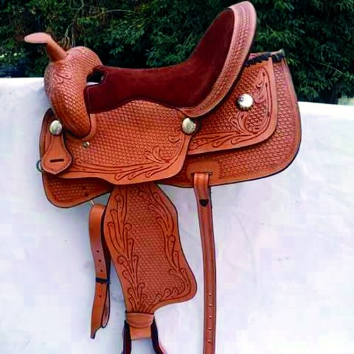 75-100Lbs Eco Leather Saddle, Size : Standard