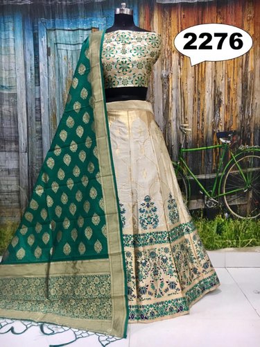 Sarte silk Bollywood Lehenga Choli, Occasion : Wedding Wear
