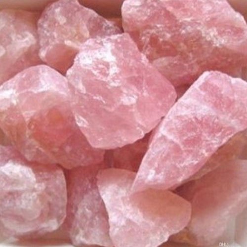 Rose quartz, Color : Natural Pink