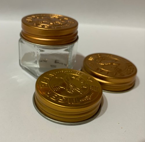 Round Polished Tin Screw Caps, for Bottle, Jar, Feature : Durable, Light Weight