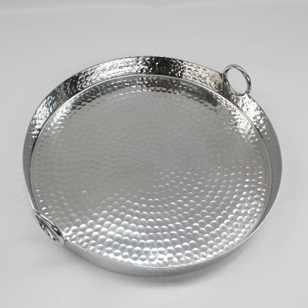 Aluminium Round Serving Tray