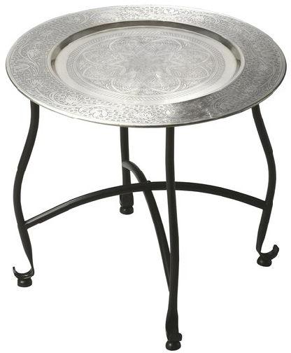 Round Polished Iron Coffee Table Stand, for Garden, Home, Hotel, Restaurant, Style : Modern