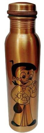 Printed Chota Bheem Copper Bottle, Feature : Durable, Eco Friendly, Lite Weight