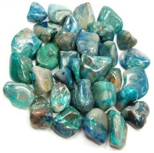 Chrysocolla Tumbled Stone, Color : Blue