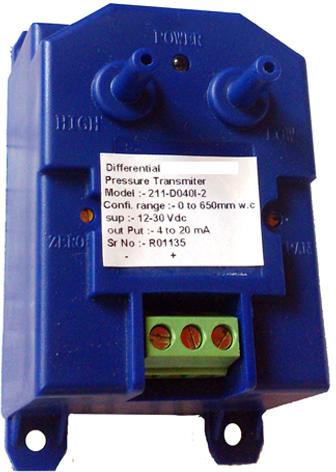 Low Range Differential Pressure Transmitter with PP Connector