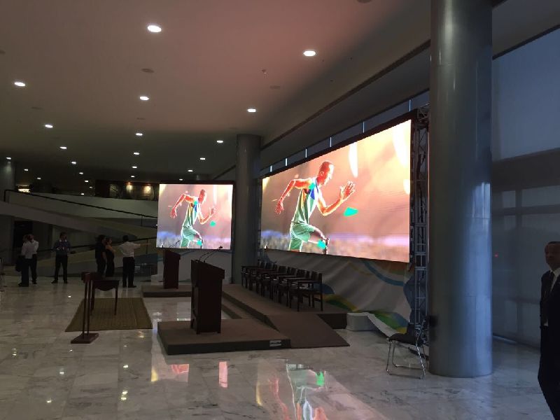 Rectangular Brigade LED Video Wall P3 Indoor, for Advertising, Malls.Market, Tube Chip Color : RGB