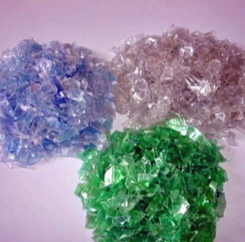 Colored PET Flakes, for Plastic Processing Industry, Style : Crushed