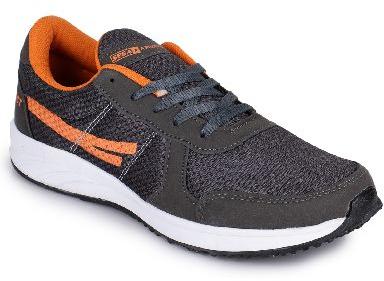 Orange & Grey Sports Shoes