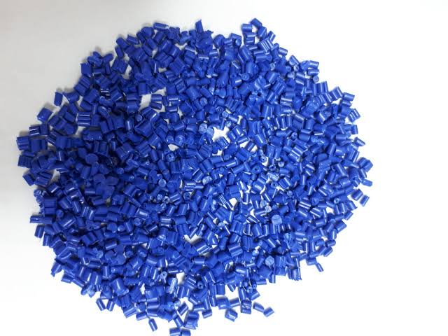 Blue PP Granules, for Injection Molding, Shape : Oval, Rectangular