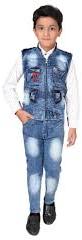 Boys Shirt & Jeans Set, Style : Fashionable