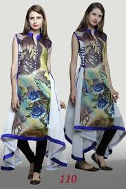 Printed Womens Georgette Kurti, Size : L, XL