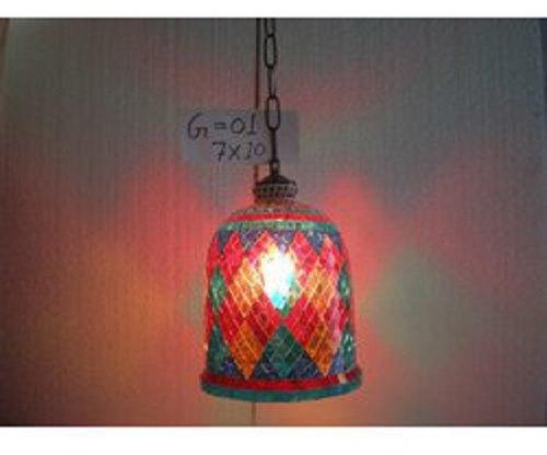 Glass Lamp, Color : White