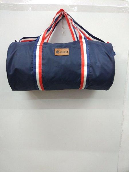 Blue Polyester Sports Bag