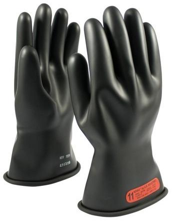 Rubber Plain Electrical Safety Glove, Gender : Unisex