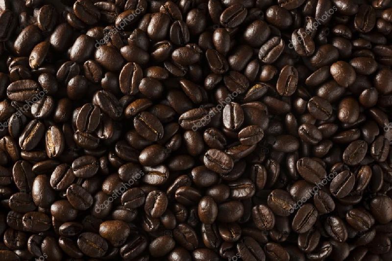 Common Dry Roasted Coffee Beans, for Beverage, Purity : 100%