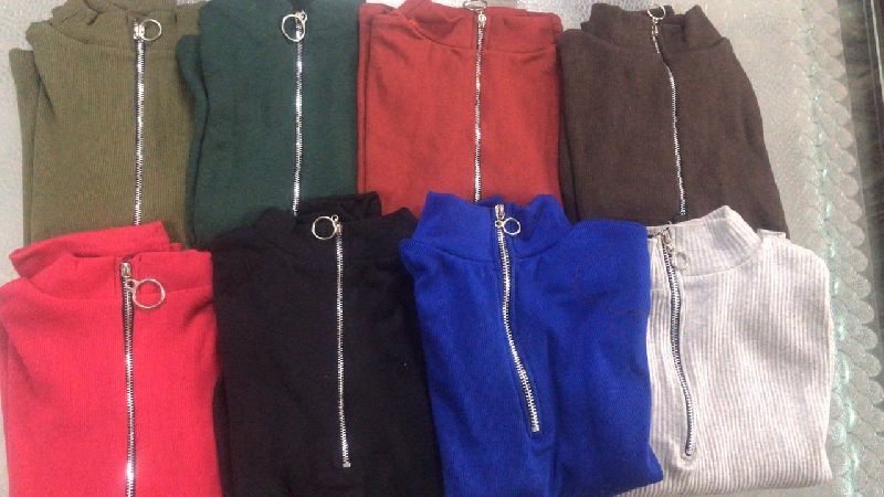 O zip High Neck Top For Women at Rs 250 / Piece in Delhi