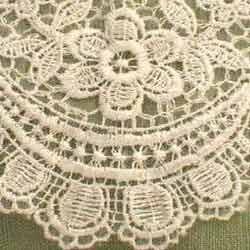 Chemical Lace, for Fabric Use, Pattern : Plain, Printed