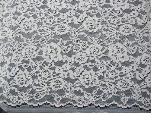 Plain Nylon Lace Fabric, Technics : Handmade, Machine Made